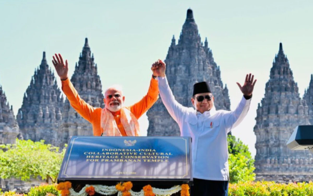 Thumbnail Berita - Indonesia-India Sepakati Restorasi Candi Prambanan, PM Modi Target Rampung Sebelum 2029