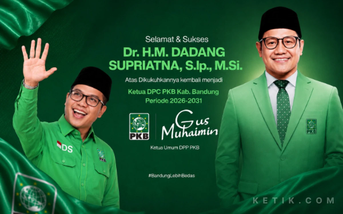 Thumbnail Berita - Sukses Antar PKB Jadi Partai Terbesar, KDS Kembali Dipercaya Pimpin DPC Kabupaten Bandung